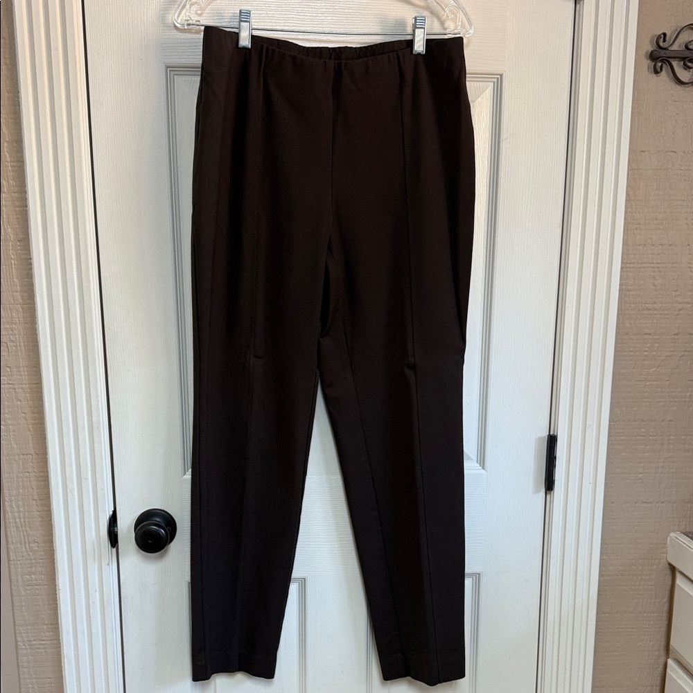 J. Jill Women’s Dark Brown Dress Pants (Ponte slim leg)